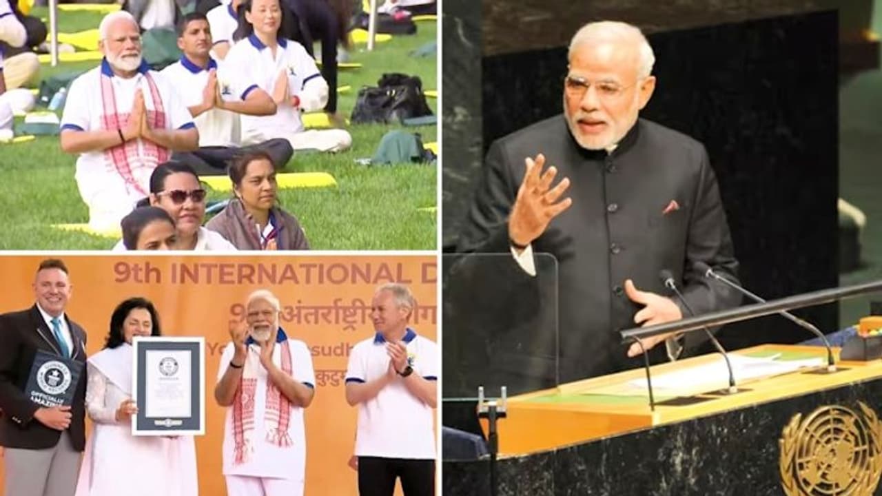 9 years on... PM Narendra Modi's idea of Yoga Day comes full circle at UN (WATCH) 9 years on... PM Narendra Modi's idea of Yoga Day comes full circle at UN (WATCH)