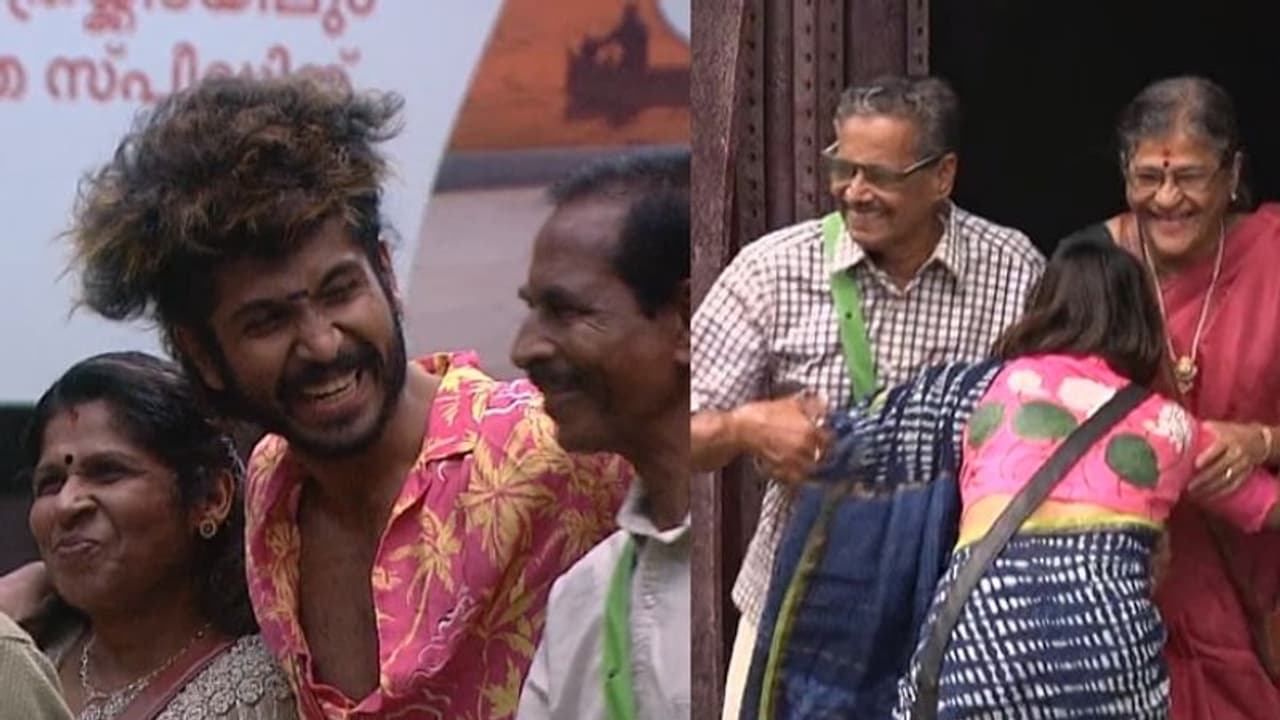ബി​ഗ് ബോസ് ഹൗസിലേക്ക് ശോഭയുടെയും മിഥുന്‍റെയും അച്ഛനമ്മമാര്‍; വീഡിയോ