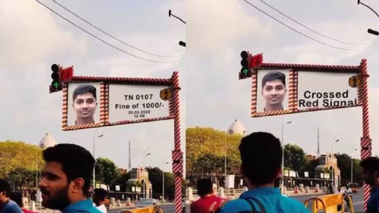 സിഗ്നൽ നിയമങ്ങൾ ലംഘിച്ചാൽ ഡിജിറ്റൽ സൈൻബോർഡിൽ ഫോട്ടോ പ്രദർശിപ്പിക്കും?