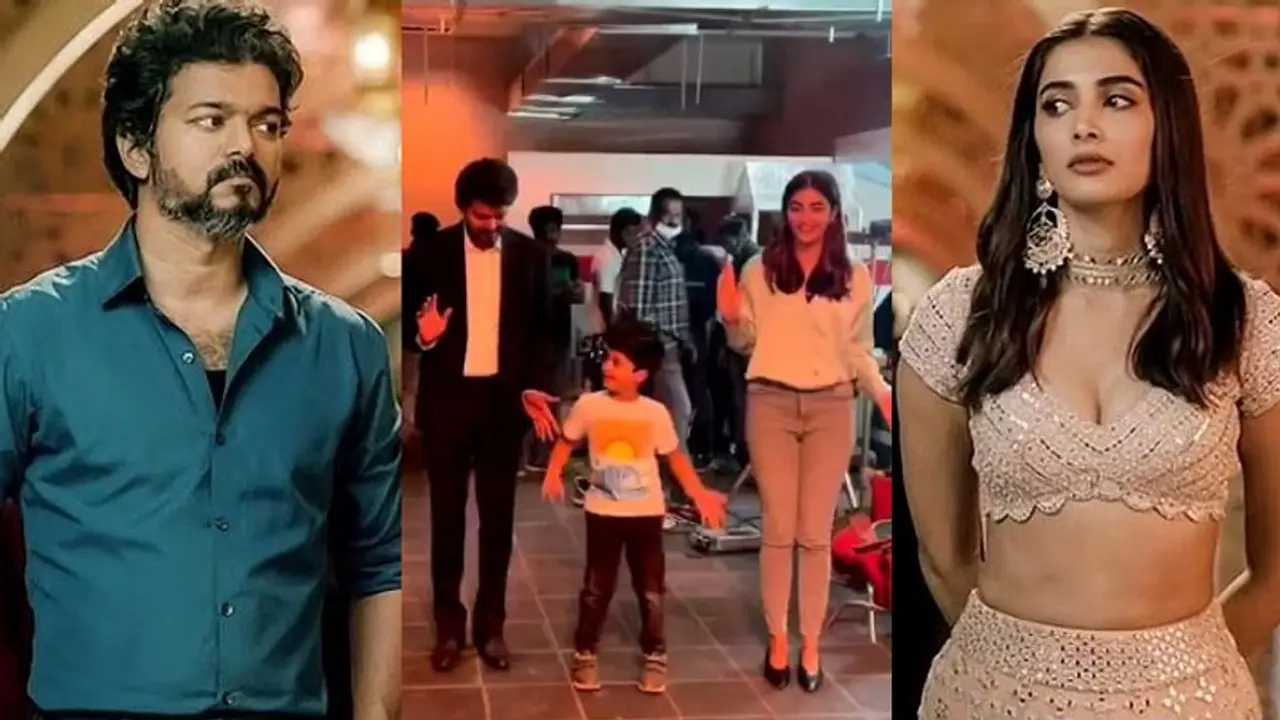 நடிகை பூஜா ஹெக்டே உடன் புட்ட பொம்மா டான்ஸ் ஆடிய தளபதி விஜய்.... வைரலாகும் ஷூட்டிங் ஸ்பாட் வீடியோ நடிகை பூஜா ஹெக்டே உடன் புட்ட பொம்மா டான்ஸ் ஆடிய தளபதி விஜய்.... வைரலாகும் ஷூட்டிங் ஸ்பாட் வீடியோ