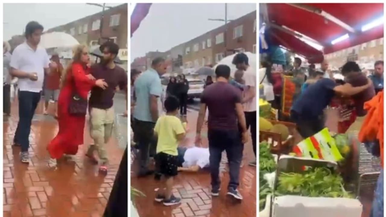 മാമ്പഴത്തിന് വേണ്ടി ലണ്ടനിലെ തെരുവില്‍ അടികൂടുന്ന പാകിസ്ഥാനികളുടെ വീഡിയോ വൈറല്‍ !