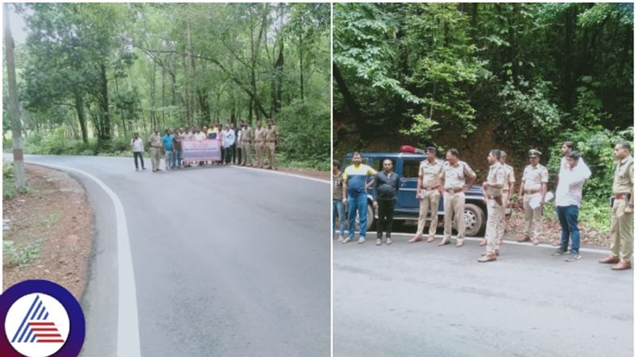 ಆಗುಂಬೆ ಘಾಟ್ನಲ್ಲಿ ಅಪಘಾತ ತಗ್ಗಿಸಲು ರಿಫ್ಲೆಕ್ಟರ್ ಅಳವಡಿಕೆ: ಪೊಲೀಸರಿಂದ ಹೊಸ ತಂತ್ರ ಆಗುಂಬೆ ಘಾಟ್ನಲ್ಲಿ ಅಪಘಾತ ತಗ್ಗಿಸಲು ರಿಫ್ಲೆಕ್ಟರ್ ಅಳವಡಿಕೆ: ಪೊಲೀಸರಿಂದ ಹೊಸ ತಂತ್ರ