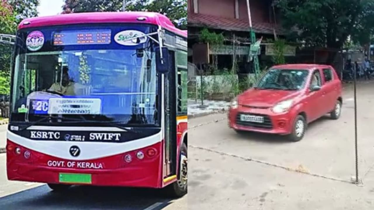 സ്വിഫ്റ്റ് ബസ് ഓടിക്കേണ്ട ഡ്രൈവർമാർക്ക് മാരുതി ഓൾട്ടോ കാറിൽ ടെസ്റ്റ് നടത്തി കെഎസ്ആർടിസി