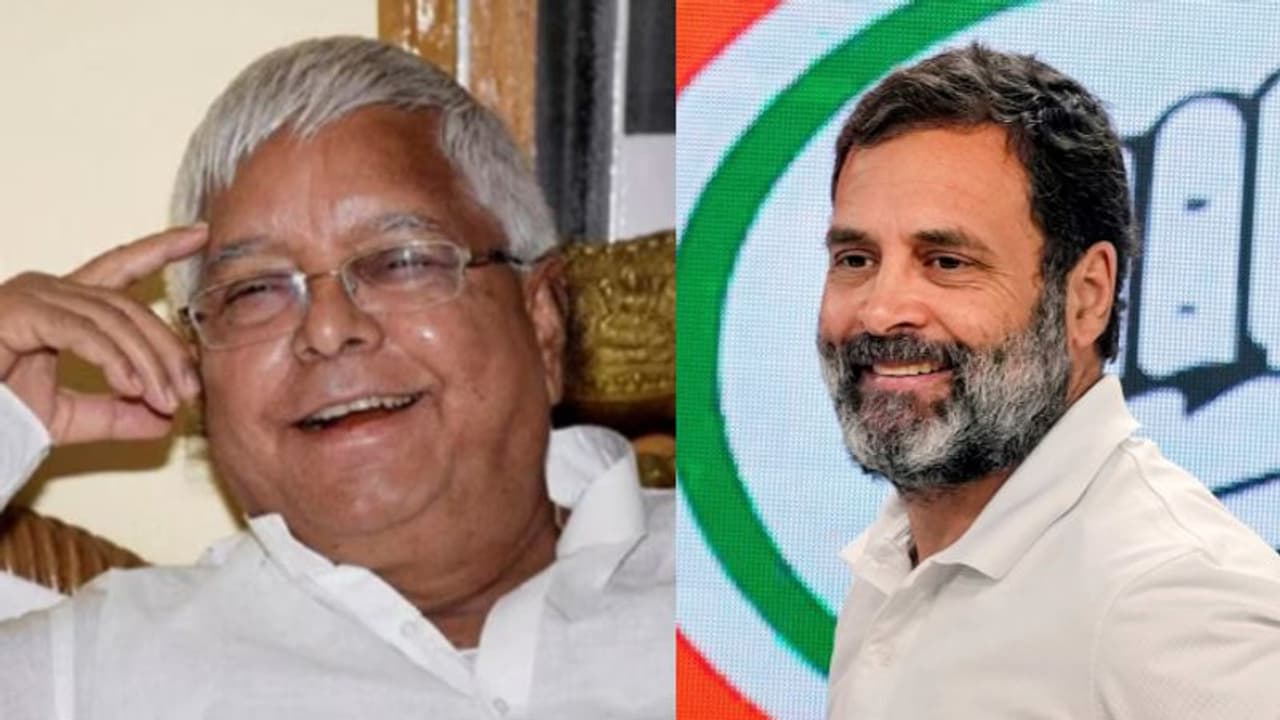 ಮದುವೆ ಆಗದೇ ಯಾರೂ ಪ್ರಧಾನಿಯಾಗಿಲ್ಲ.. ರಾಹುಲ್ ಗಾಂಧಿಗೆ ಸಲಹೆ ನೀಡಿದ ಲಾಲು ಪ್ರಸಾದ್! ಮದುವೆ ಆಗದೇ ಯಾರೂ ಪ್ರಧಾನಿಯಾಗಿಲ್ಲ.. ರಾಹುಲ್ ಗಾಂಧಿಗೆ ಸಲಹೆ ನೀಡಿದ ಲಾಲು ಪ್ರಸಾದ್!