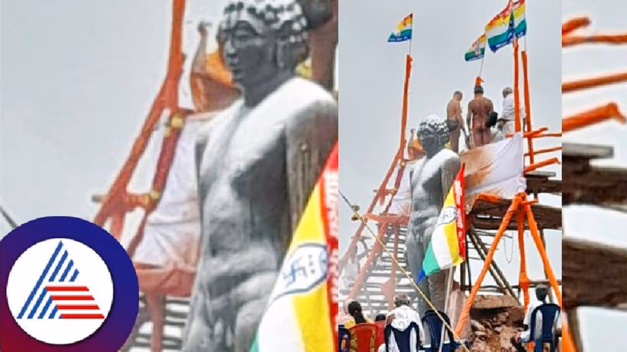 ಬಸ್ತಿ ಗೊಮ್ಮಟನಿಗೆ ವಿಶೇಷ ಮಸ್ತಕಾಭಿಷೇಕ; ಗುಜರಾತ್‌ನ ಯತಿಗಳು ಭೇಟಿ 