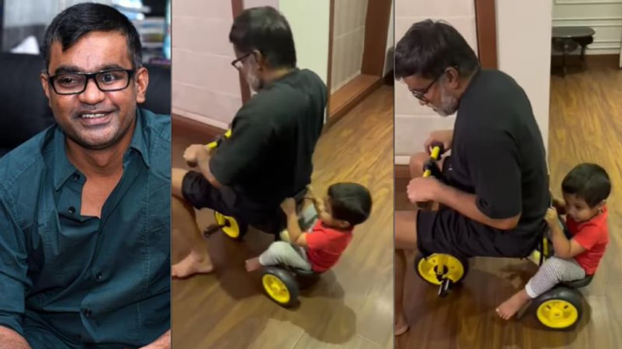 46 வயசானாலும் குழந்தை சார் நீங்க... மகனின் சைக்கிளில் ஜாலியாக ரைடு போன செல்வராகவன் வைரலாகும் கியூட் வீடியோ 46 வயசானாலும் குழந்தை சார் நீங்க... மகனின் சைக்கிளில் ஜாலியாக ரைடு போன செல்வராகவன் வைரலாகும் கியூட் வீடியோ