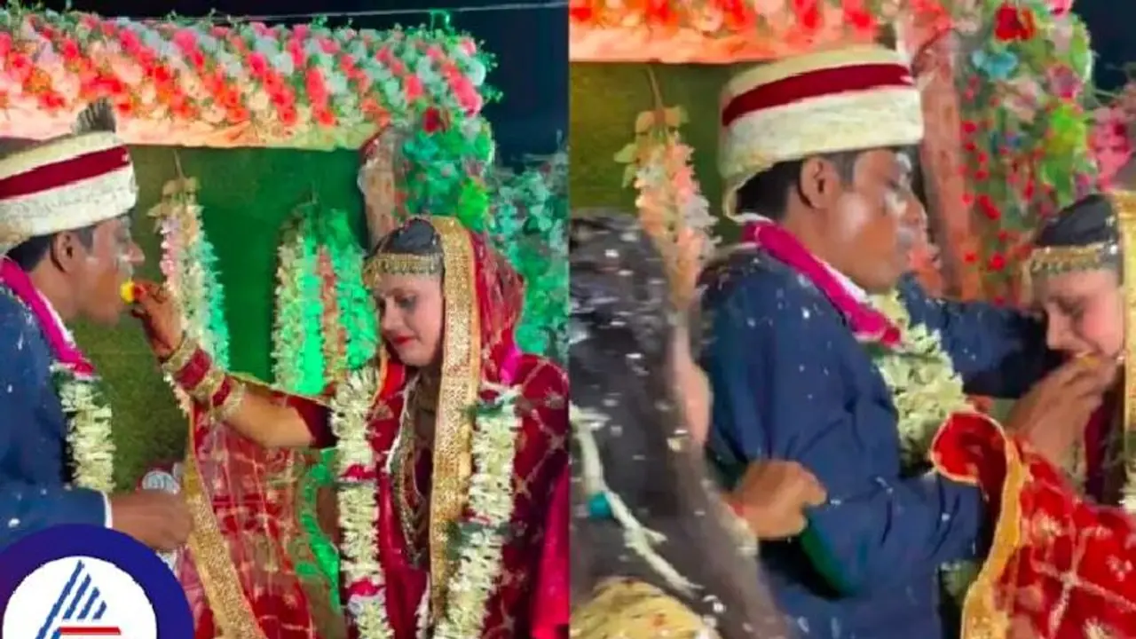 ವಧು ಬೇಡ ಬೇಡ ಅಂದ್ರೂ ಅರ್ಧ ಕಚ್ಚಿದ ಎಂಜಲು ಸ್ವೀಟನ್ನೇ ಬಲವಂತಾಗಿ ತಿನ್ನಿಸಿದ ವರ! ವಧು ಬೇಡ ಬೇಡ ಅಂದ್ರೂ ಅರ್ಧ ಕಚ್ಚಿದ ಎಂಜಲು ಸ್ವೀಟನ್ನೇ ಬಲವಂತಾಗಿ ತಿನ್ನಿಸಿದ ವರ!