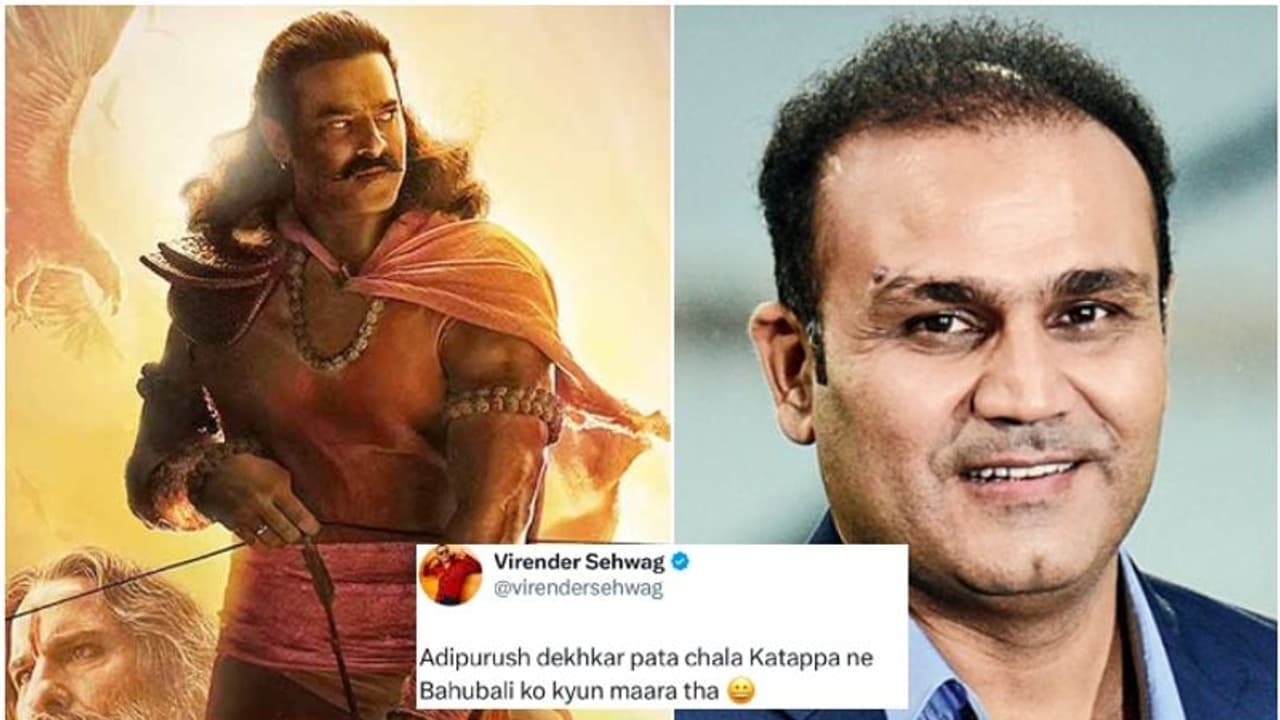 ಕಟ್ಟಪ್ಪ ಬಾಹುಬಲಿನ ಕೊಂದಿದ್ದು ಯಾಕೆಂದು ಈಗ ಗೊತ್ತಾಯ್ತು: 'ಆದಿಪುರುಷ್' ನೋಡಿ ಪ್ರಭಾಸ್ ಕಾಲೆಳೆದ ಸೆಹ್ವಾಗ್