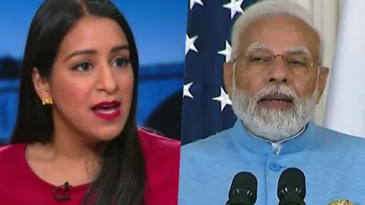 అమెరికాలో ప్రధాని మోడీని ప్రశ్నించిన జర్నలిస్ట్ పై వేధింపులు.. ప్రజాస్వామ్య సూత్రాలకు విరుద్ధమన్న వైట్ హౌస్ అమెరికాలో ప్రధాని మోడీని ప్రశ్నించిన జర్నలిస్ట్ పై వేధింపులు.. ప్రజాస్వామ్య సూత్రాలకు విరుద్ధమన్న వైట్ హౌస్