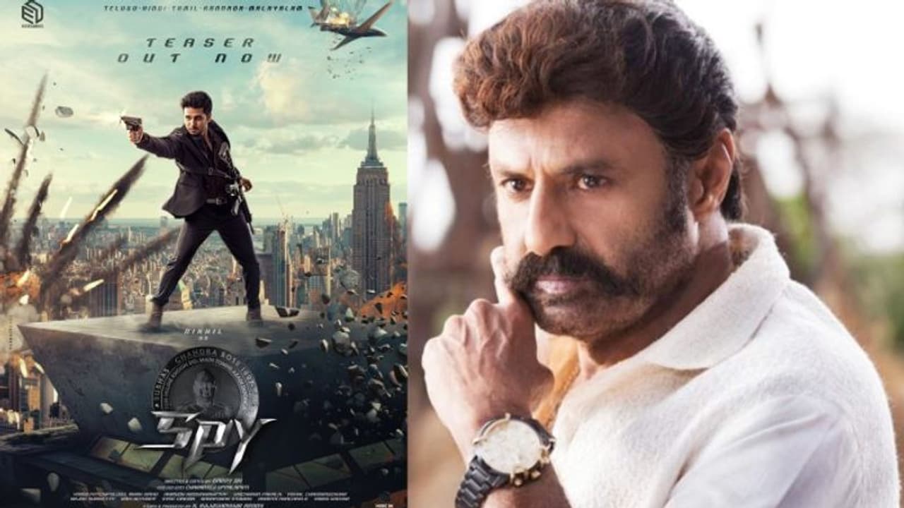 'స్పై’ లో బాలయ్య రిఫరెన్స్ ..ఎలాగంటే 'స్పై’ లో బాలయ్య రిఫరెన్స్ ..ఎలాగంటే