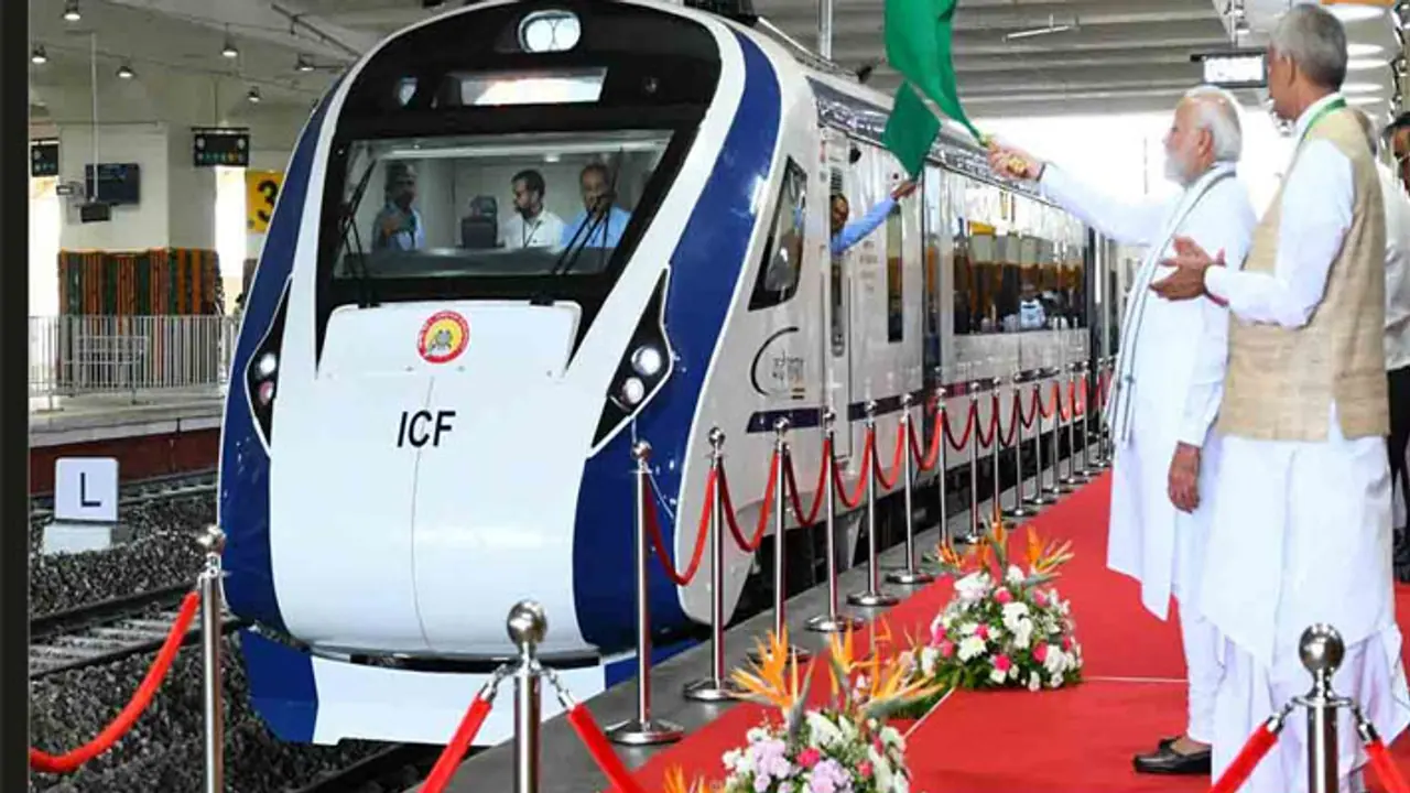 PM Modi flags off Karnataka’s 2nd Vande Bharat from Dharwad to Bengaluru 