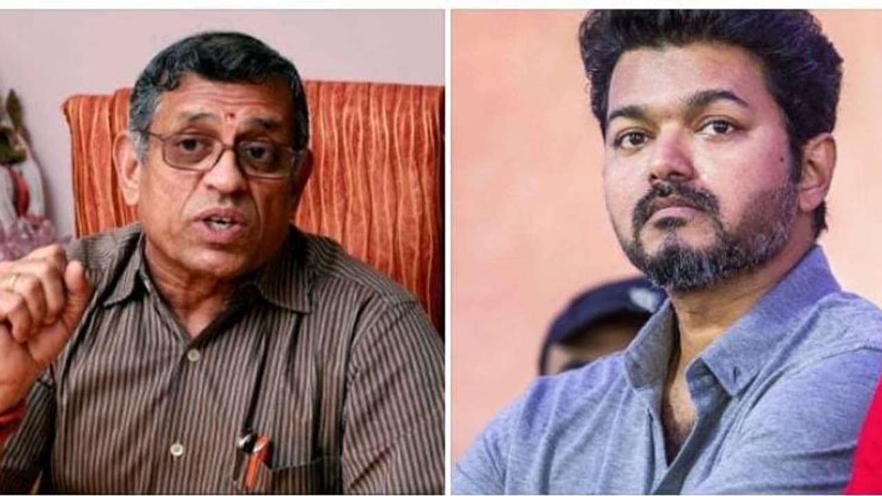 விஜய் தனது ரசிகர் கும்பலை கட்சியாக மாற்ற முடியாது.! சினிமாவில் இருந்து வந்தால் வெற்றி கிடைக்காது குருமூர்த்தி விஜய் தனது ரசிகர் கும்பலை கட்சியாக மாற்ற முடியாது.! சினிமாவில் இருந்து வந்தால் வெற்றி கிடைக்காது குருமூர்த்தி