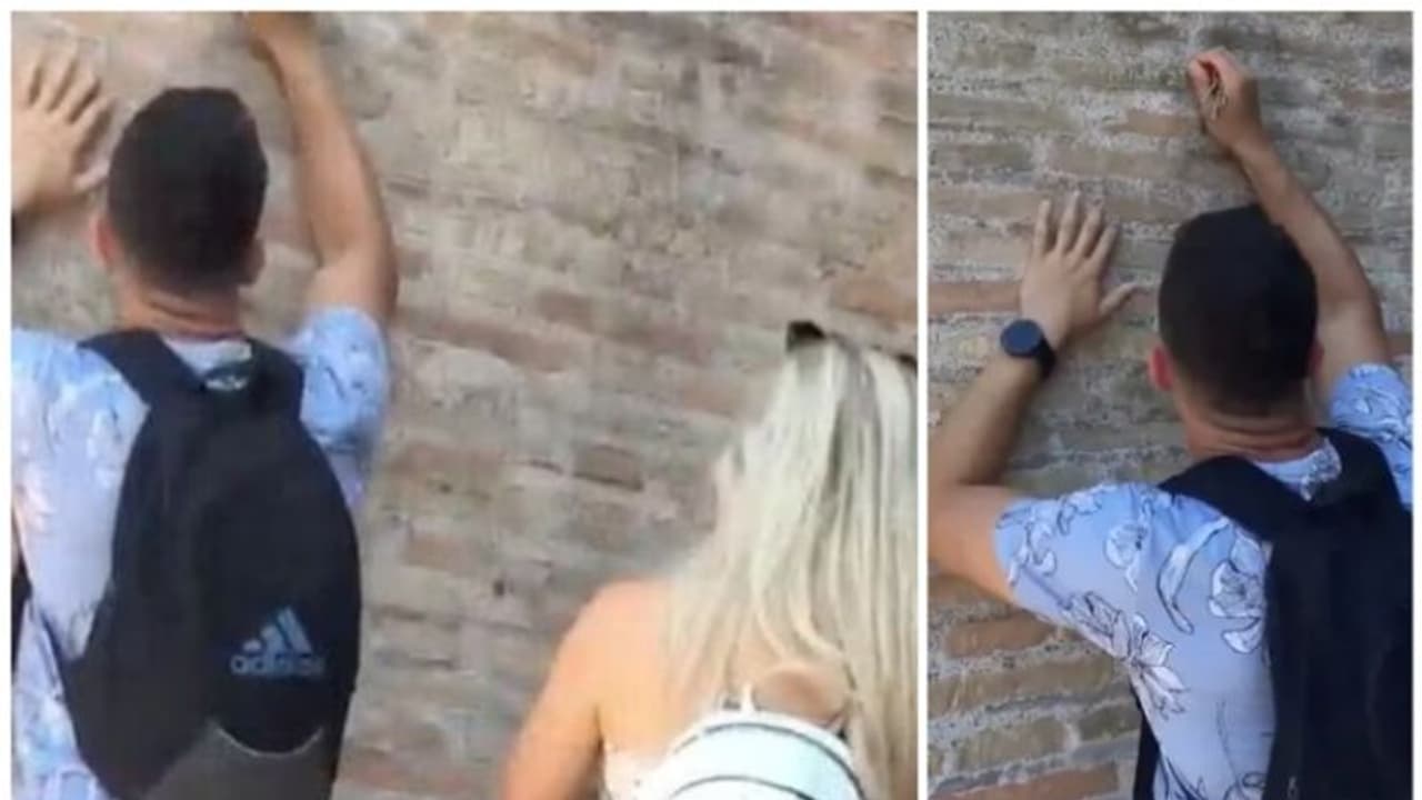 കൊളോസിയത്തില് കാമുകിയുടെ പേര് എഴുതിവെച്ച വിനോദ സഞ്ചാരിയെ പിടികൂടി ശിക്ഷിക്കാന് അന്വേഷണം കൊളോസിയത്തില് കാമുകിയുടെ പേര് എഴുതിവെച്ച വിനോദ സഞ്ചാരിയെ പിടികൂടി ശിക്ഷിക്കാന് അന്വേഷണം