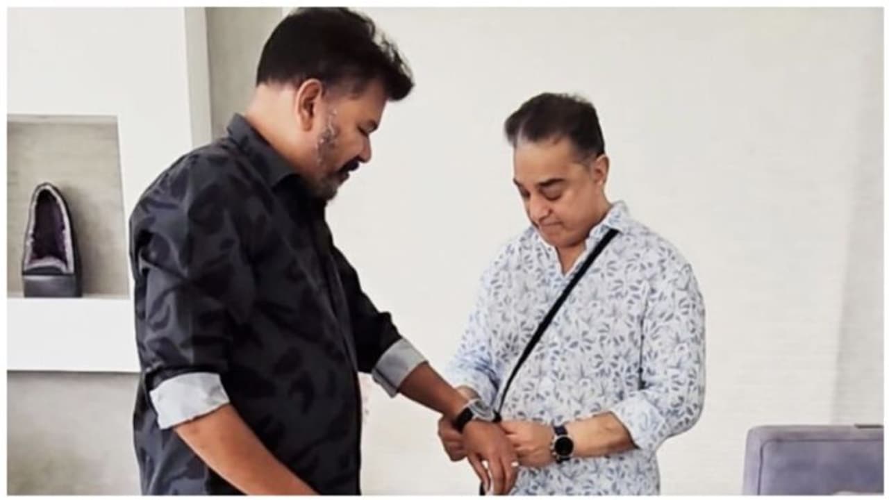 ഇന്ത്യന്‍ 2 സംവിധായകന്‍ ഷങ്കറിന് ആഢംബര വാച്ച് സമ്മാനിച്ച് കമല്‍ഹാസന്‍; കാരണം ഇതാണ്