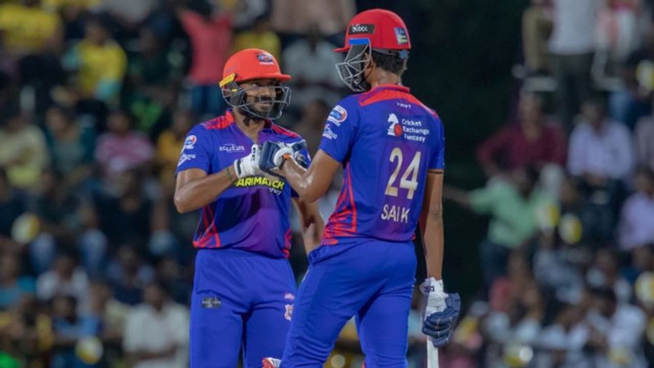 சாய் கிஷோர், விஜய் சங்கர் அதிரடியால் ஐடிரீம் திருப்பூர் தமிழன்ஸ் 173 ரன்கள் குவிப்பு! சாய் கிஷோர், விஜய் சங்கர் அதிரடியால் ஐடிரீம் திருப்பூர் தமிழன்ஸ் 173 ரன்கள் குவிப்பு!