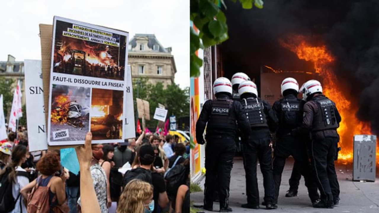 കാർ നിർത്തിയില്ല, 17കാരനെ വെടിവച്ച് കൊന്ന് പൊലീസ്; പ്രതിഷേധത്തില് മുങ്ങി ഫ്രാന്സ് കാർ നിർത്തിയില്ല, 17കാരനെ വെടിവച്ച് കൊന്ന് പൊലീസ്; പ്രതിഷേധത്തില് മുങ്ങി ഫ്രാന്സ്