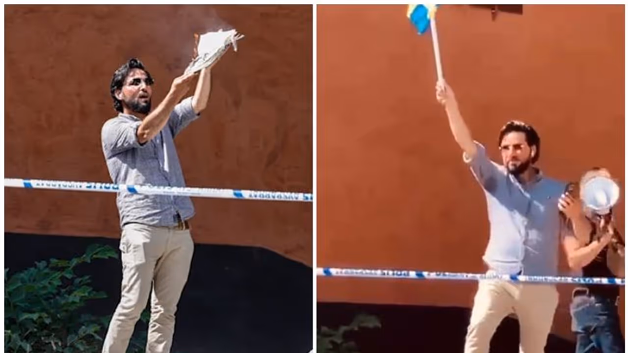 ಮಸೀದಿಯ ಹೊರಗಡೆ ಕುರಾನ್‌ ಸುಟ್ಟು ಪ್ರತಿಭಟನೆ, ಇದು ಅಭಿವ್ಯಕ್ತಿ ಸ್ವಾತಂತ್ರ್ಯ ಎಂದ ಸ್ವೀಡನ್‌!