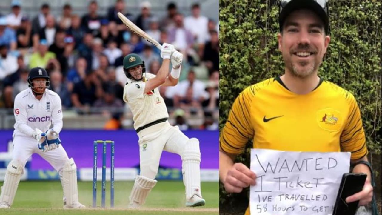 యాషెస్ చూసేందుకు 58 గంటలు ప్రయాణించాడు.. కానీ టికెట్ కొనుక్కోవడం మరిచిపోయాడు.. 