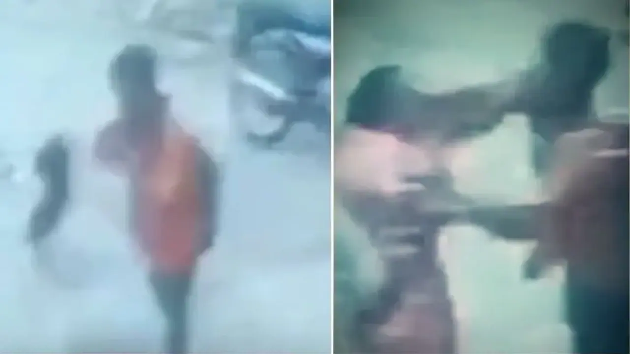 woman confront chain snatcher