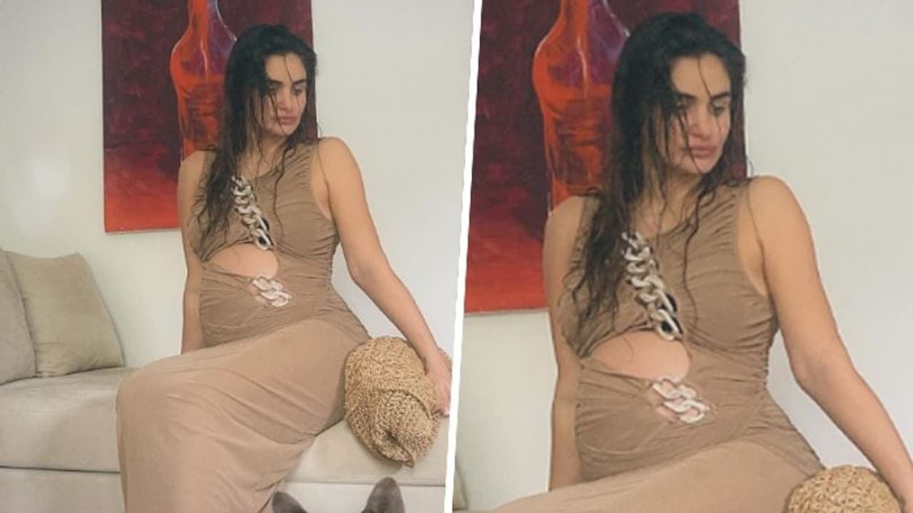 Arjun Rampal's girlfriend Gabriella Demetriades shows off baby bump in expensive maxi dress, know its cost! Arjun Rampal's girlfriend Gabriella Demetriades shows off baby bump in expensive maxi dress, know its cost!