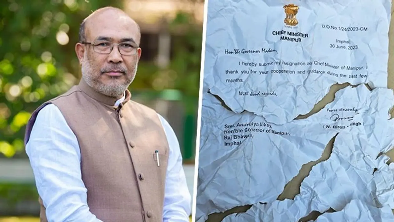 Manipur violence: CM Biren Singh takes U Turn, tears down resignation letter 