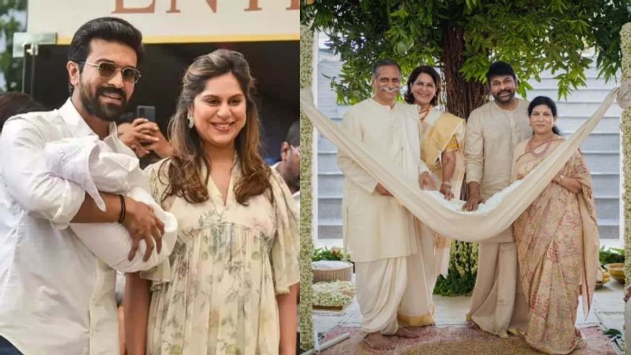 ಮಗಳಿಗೆ 'ಕ್ಲಿನ್ ಕಾರ' ಎಂದು ನಾಮಕರಣ ಮಾಡಿದ ರಾಮ್ ಚರಣ್ ಉಪಾಸನಾ; ಏನಿದರ ಅರ್ಥ? ಮಗಳಿಗೆ 'ಕ್ಲಿನ್ ಕಾರ' ಎಂದು ನಾಮಕರಣ ಮಾಡಿದ ರಾಮ್ ಚರಣ್ ಉಪಾಸನಾ; ಏನಿದರ ಅರ್ಥ?