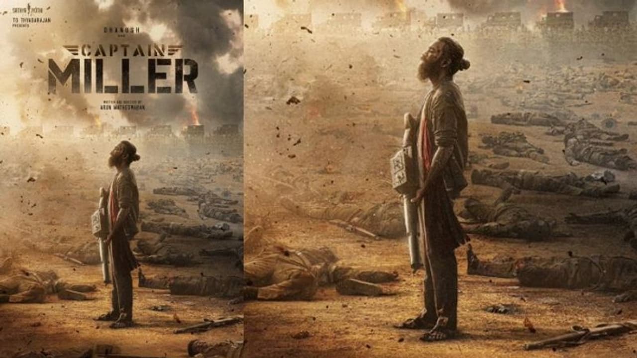 ధనుష్ 'కెప్టెన్ మిల్లర్' ఫస్ట్ లుక్ విడుదల.. పోస్టర్ తోనే హైప్ పెంచేశారుగా.. ఇంట్రెస్టింగ్ డిటేయిల్స్