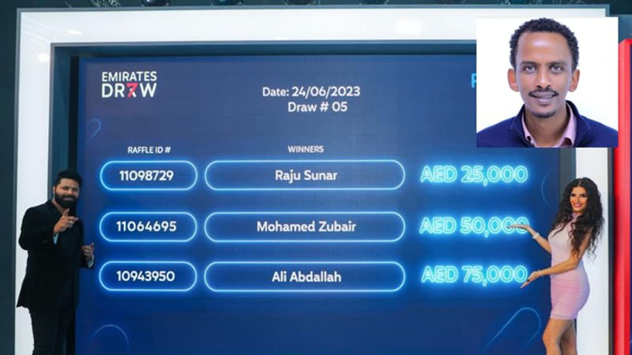 എമിറേറ്റ്സ് ഡ്രോ പുതിയ നറുക്കെടുപ്പിൽ സമ്മാനം 941,367 ദിർഹം എമിറേറ്റ്സ് ഡ്രോ പുതിയ നറുക്കെടുപ്പിൽ സമ്മാനം 941,367 ദിർഹം