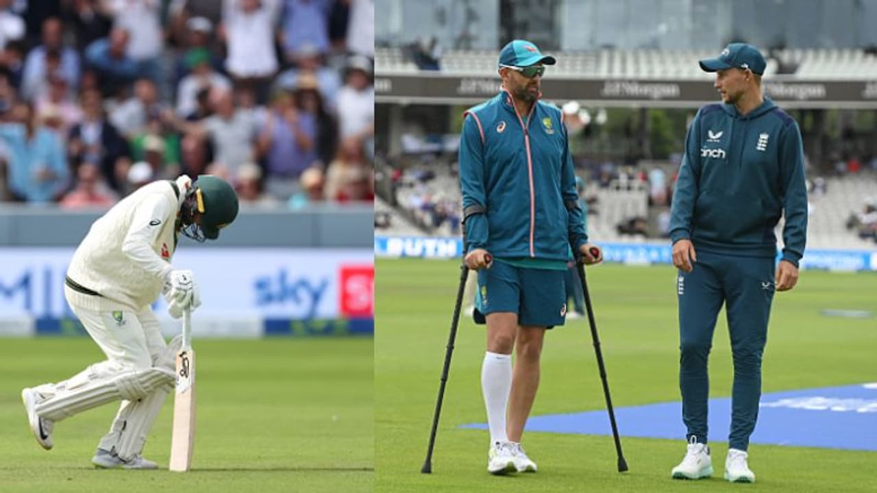 ക്രെച്ചസ് വലിച്ചെറിഞ്ഞ് ക്രീസിലേക്ക്, മുടന്തി ഓട്ടം, പിന്നാലെ ഫോര്‍! അതിമാനുഷികനായി ലിയോണ്‍ വീഡിയോ