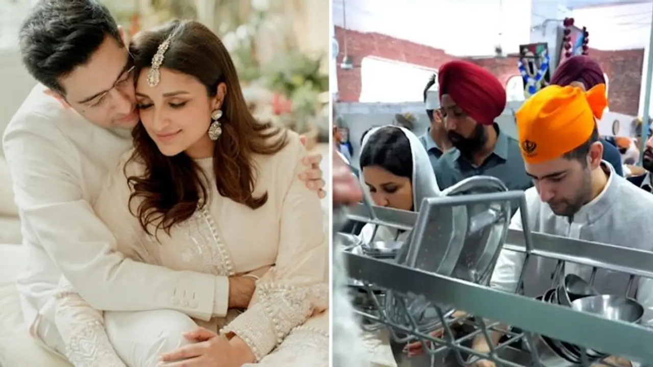 Parineeti Chopra, Raghav Chadha wedding: Actress' dad Pawan Chopra, Harbhajan Singh at sufi night