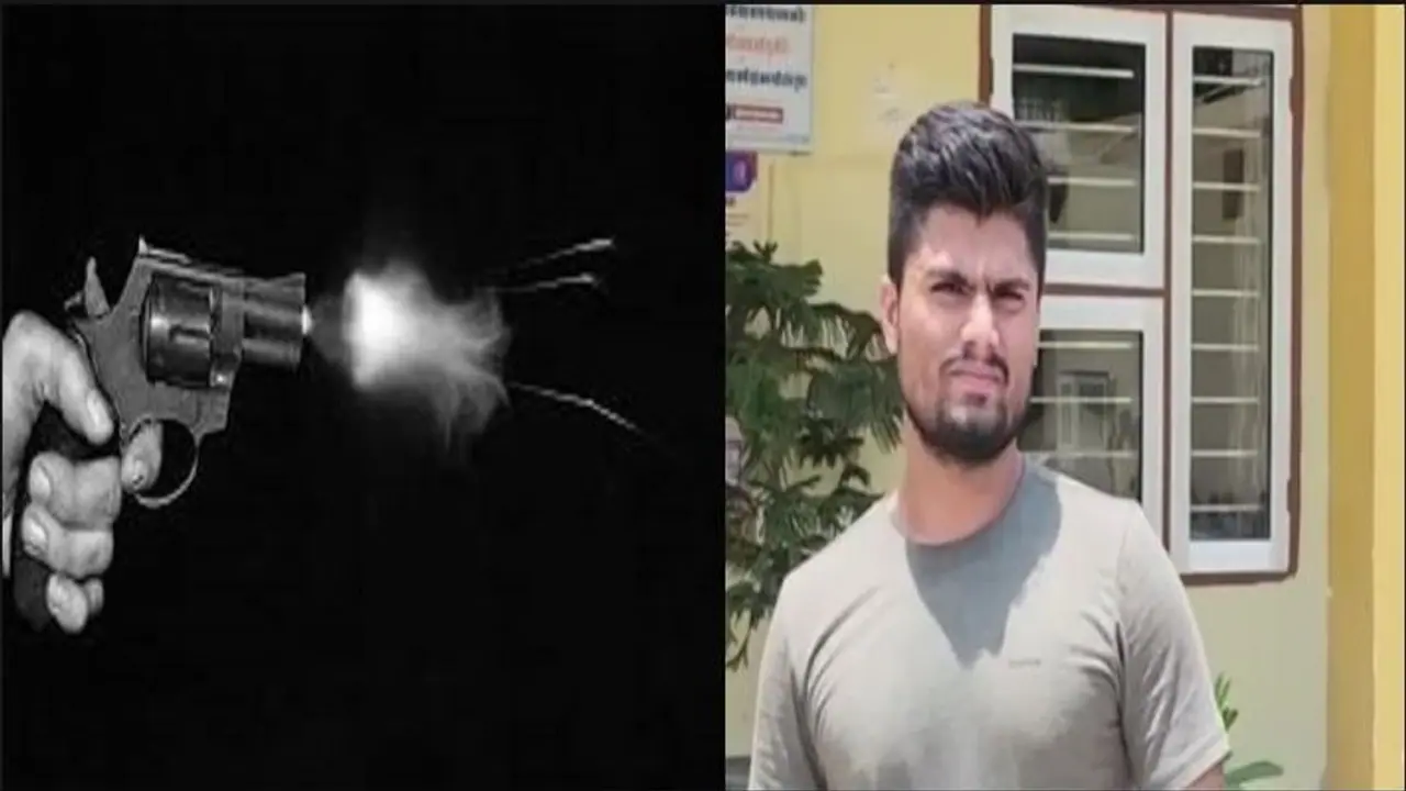 police constable try to shot gangster