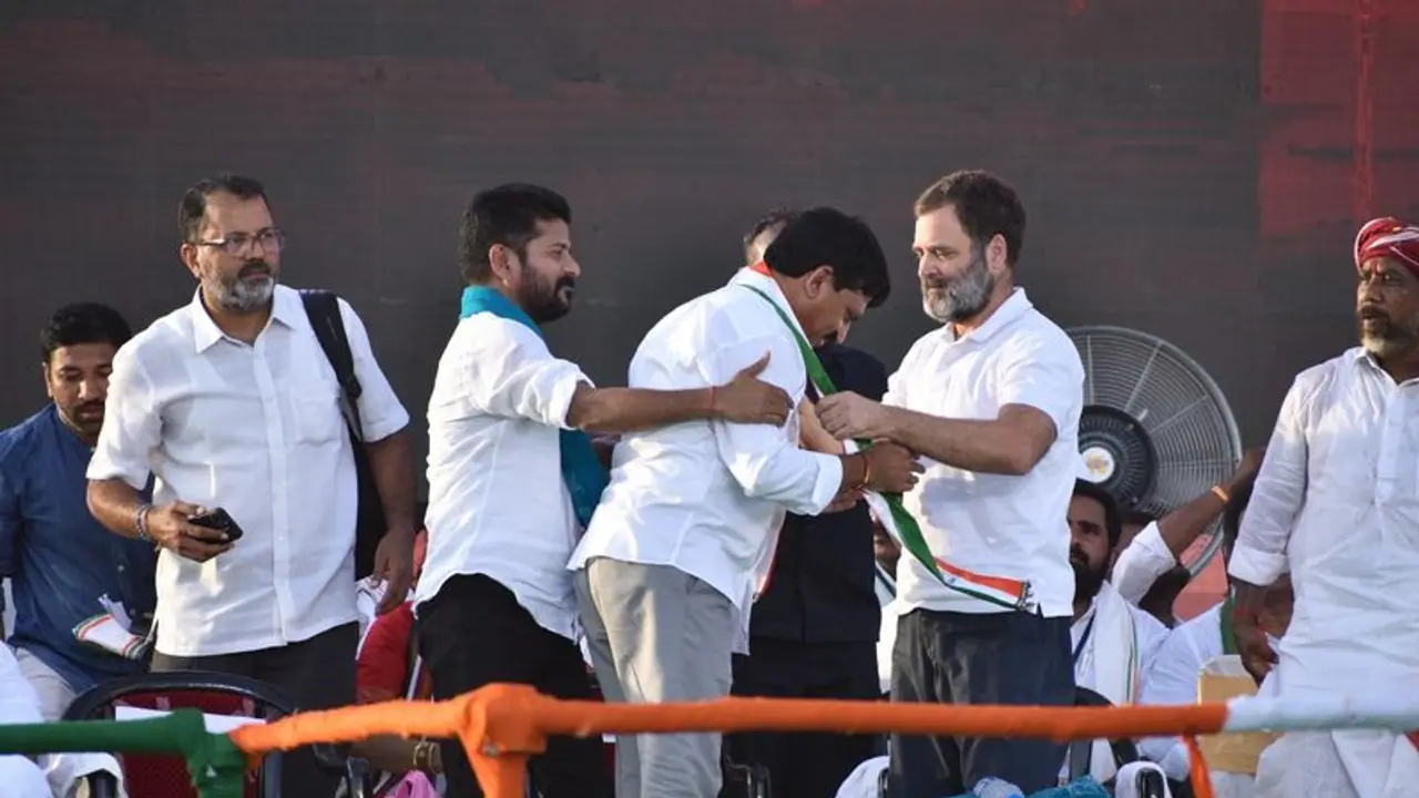 ఖమ్మం : జనగర్జన సభ.. రాహుల్ సమక్షంలో కాంగ్రెస్‌లో చేరిన పొంగులేటి శ్రీనివాస్ రెడ్డి