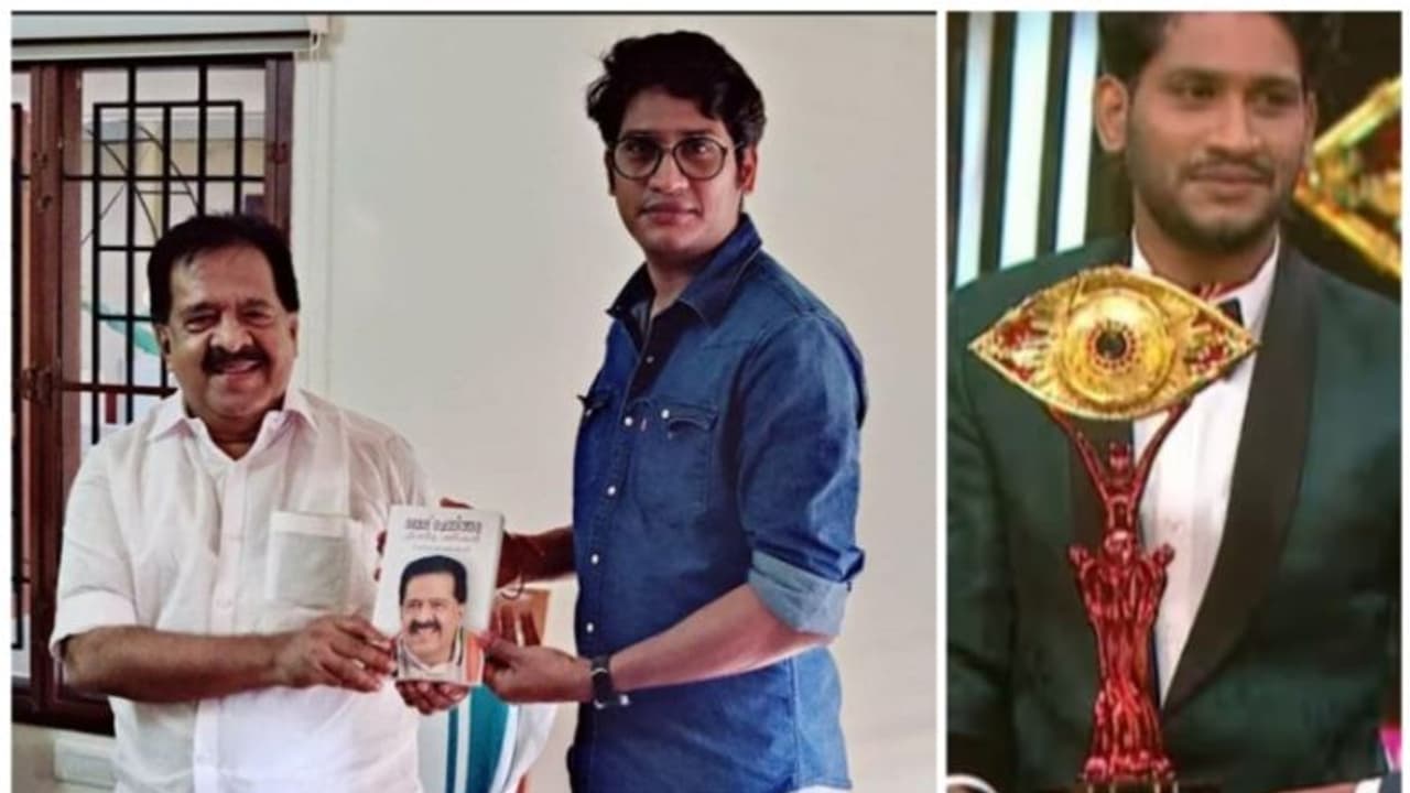 "ദേശീയ കാഴ്ചപ്പാടുള്ള വ്യക്തിത്വം": ബിഗ്ബോസ് ജേതാവ് അഖില് മാരാരെ അഭിനന്ദിച്ച് രമേശ് ചെന്നിത്തല "ദേശീയ കാഴ്ചപ്പാടുള്ള വ്യക്തിത്വം": ബിഗ്ബോസ് ജേതാവ് അഖില് മാരാരെ അഭിനന്ദിച്ച് രമേശ് ചെന്നിത്തല