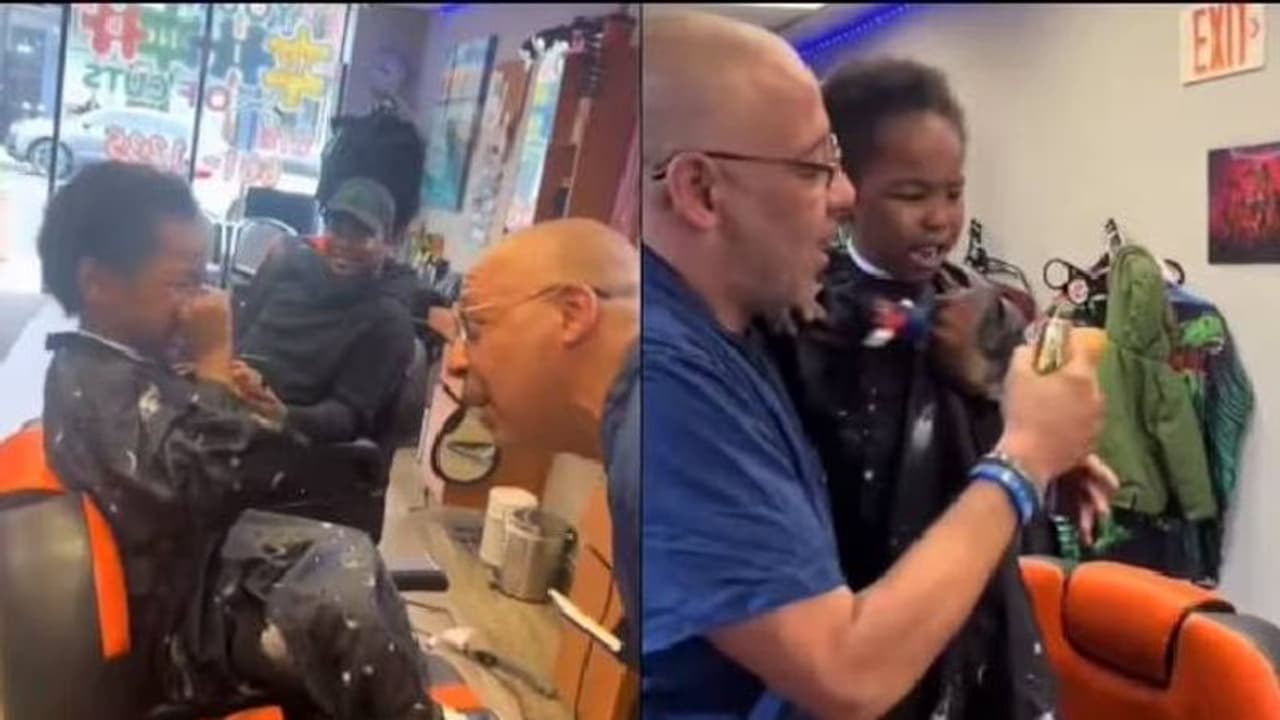 Viral video: പ്രത്യേക കരുതൽ വേണ്ടുന്ന കുഞ്ഞുങ്ങൾക്കായി ഒരു ബാർബർ ഷോപ്പ്, വൈറലായി വീഡിയോ