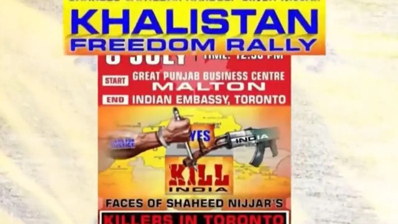 லண்டன் இந்தியத் தூதரகம் முன்பு காலிஸ்தான் பிரிவினைவாதிகள் போராட்டம்! ட்விட்டரில் பரவும் போஸ்டர்! லண்டன் இந்தியத் தூதரகம் முன்பு காலிஸ்தான் பிரிவினைவாதிகள் போராட்டம்! ட்விட்டரில் பரவும் போஸ்டர்!