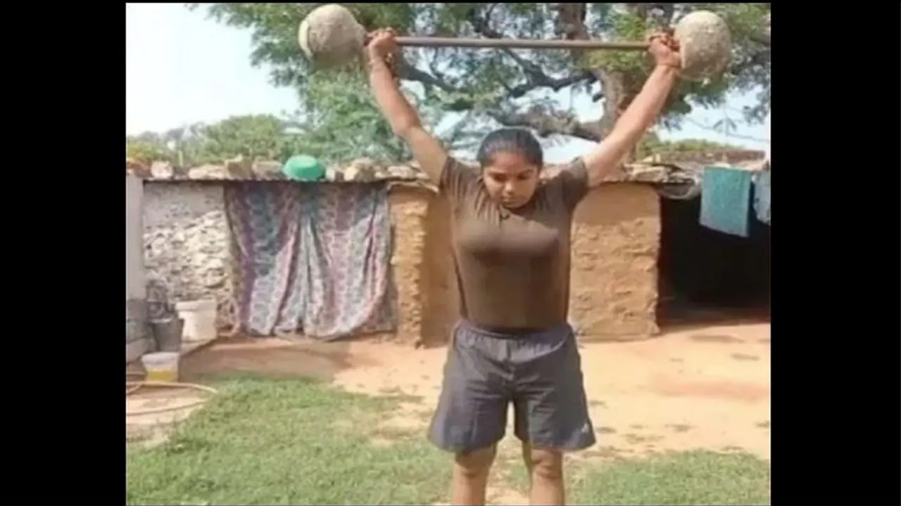 weight lifter girl kanchan