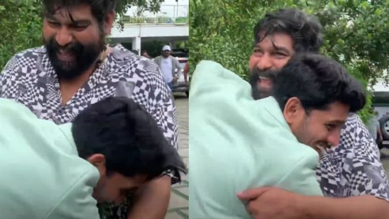 'ഗുരുവേ' എന്ന് വിളിച്ച് അഖില്‍ മാരാര്‍, കെട്ടിപ്പിടിച്ച് ജോജു: വീഡിയോ