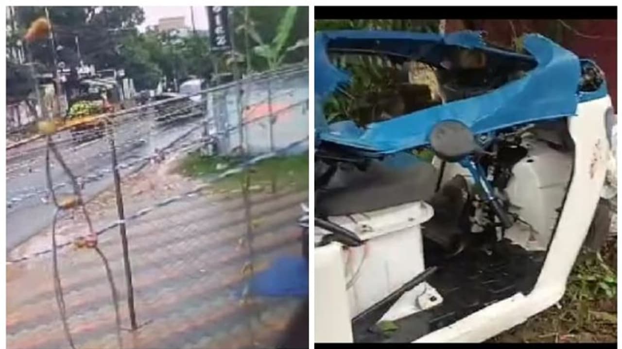 ഓട്ടോറിക്ഷ നിയന്ത്രണം വിട്ട് മറിഞ്ഞ് ഡ്രൈവറായ വീട്ടമ്മ മരിച്ച സംഭവം; സി സി ടി വി ദൃശ്യങ്ങൾ പുറത്ത്