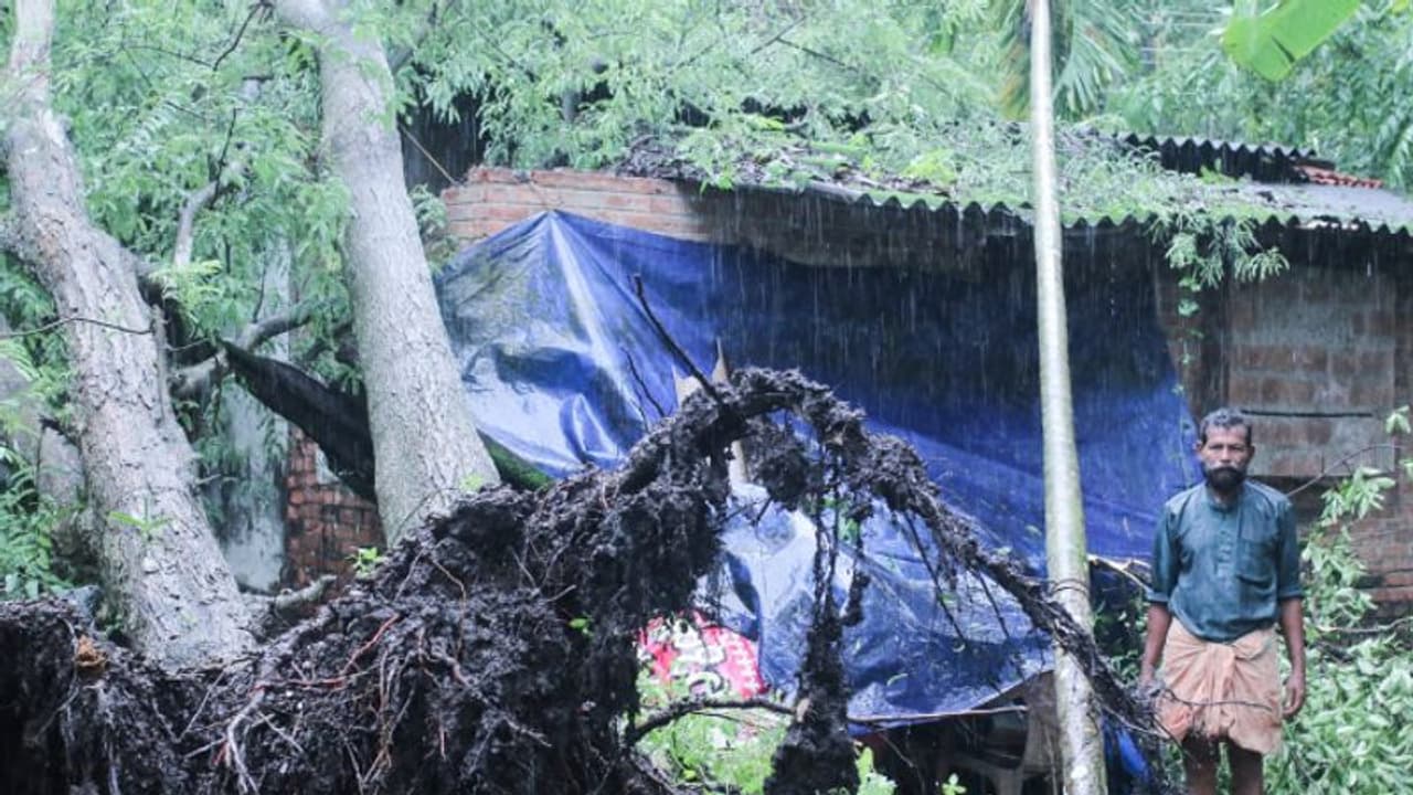 கேரளாவில் வெளுத்து வாங்கும் மழையால் கரைபுரண்டு ஓடும் வெள்ளம்; வைரல் வீடியோ!!