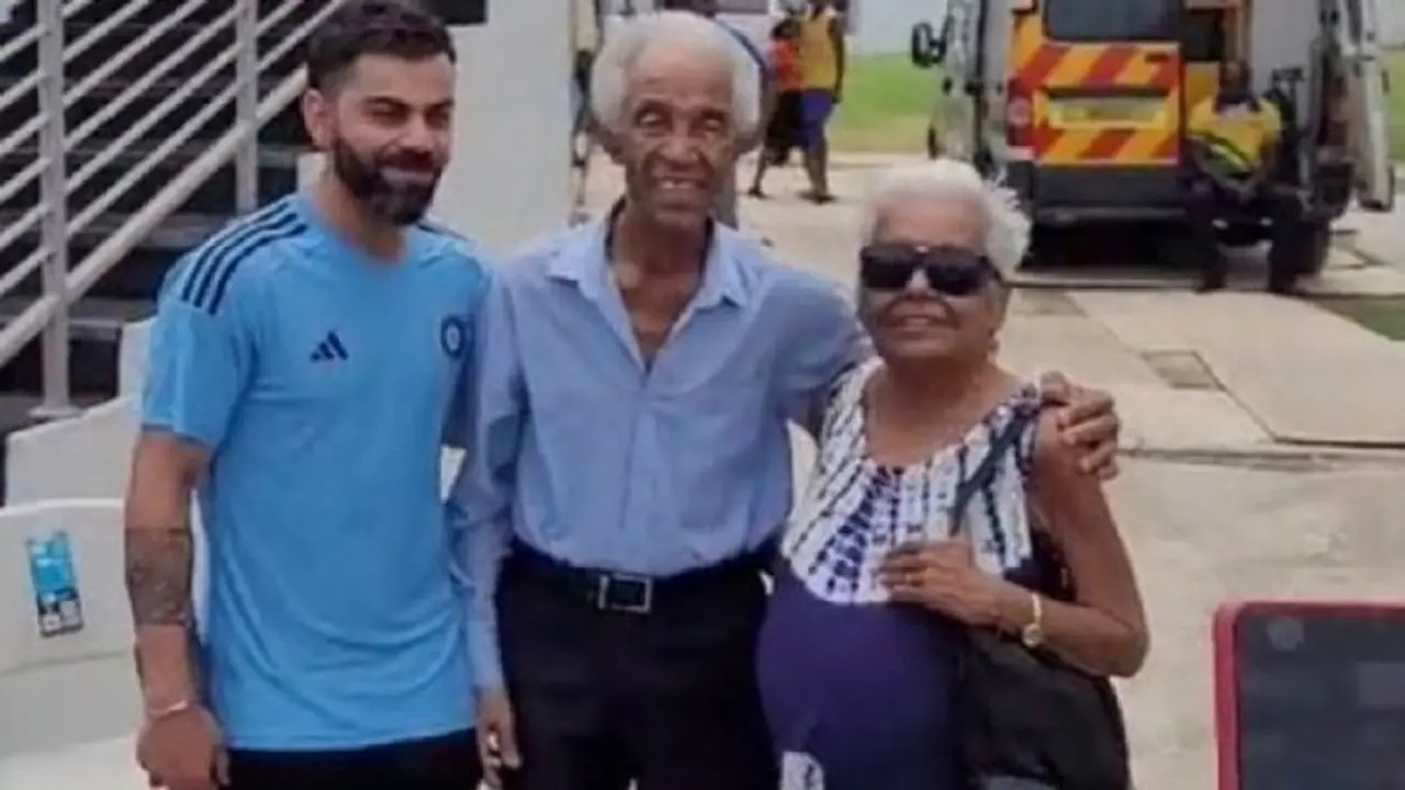 ಕ್ರಿಕೆಟ್ ದಂತಕಥೆ ಸರ್ ಗ್ಯಾರಿ ಸೋಬರ್ಸ್‌ ಭೇಟಿ ಮಾಡಿದ ವಿರಾಟ್ ಕೊಹ್ಲಿ, ರೋಹಿತ್ ಶರ್ಮಾ