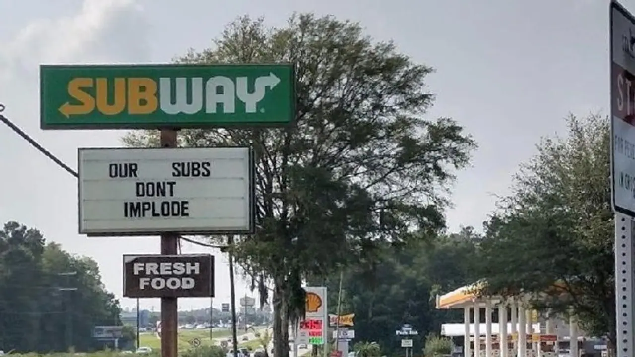 Subway outlet in United States criticised for 'joke' on Titanic submersible implosion Subway outlet in United States criticised for 'joke' on Titanic submersible implosion