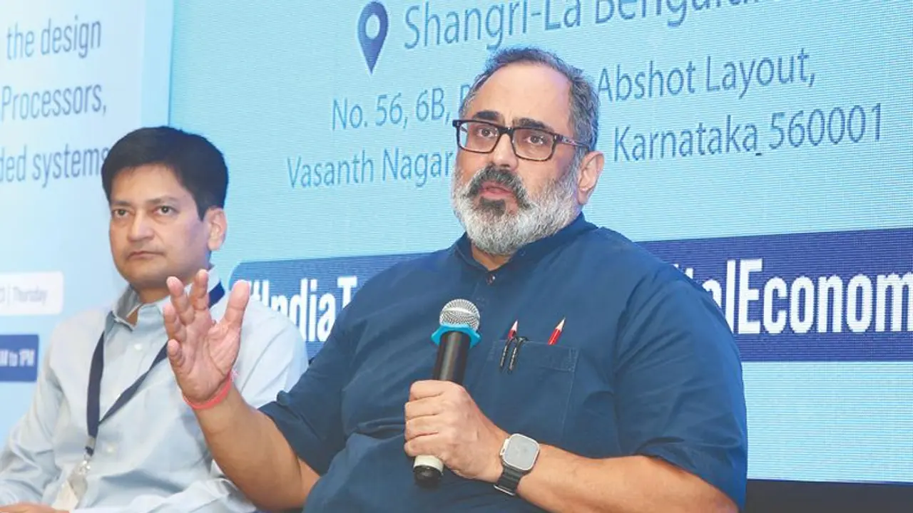 1 ಟ್ರಿಲಿಯನ್ ಡಿಜಿಟಲ್ ಆರ್ಥಿಕತೆ ಭಾರತ ದೇಶದ ಗುರಿ: ಸಚಿವ ರಾಜೀವ್ ಚಂದ್ರಶೇಖರ್ 1 ಟ್ರಿಲಿಯನ್ ಡಿಜಿಟಲ್ ಆರ್ಥಿಕತೆ ಭಾರತ ದೇಶದ ಗುರಿ: ಸಚಿವ ರಾಜೀವ್ ಚಂದ್ರಶೇಖರ್