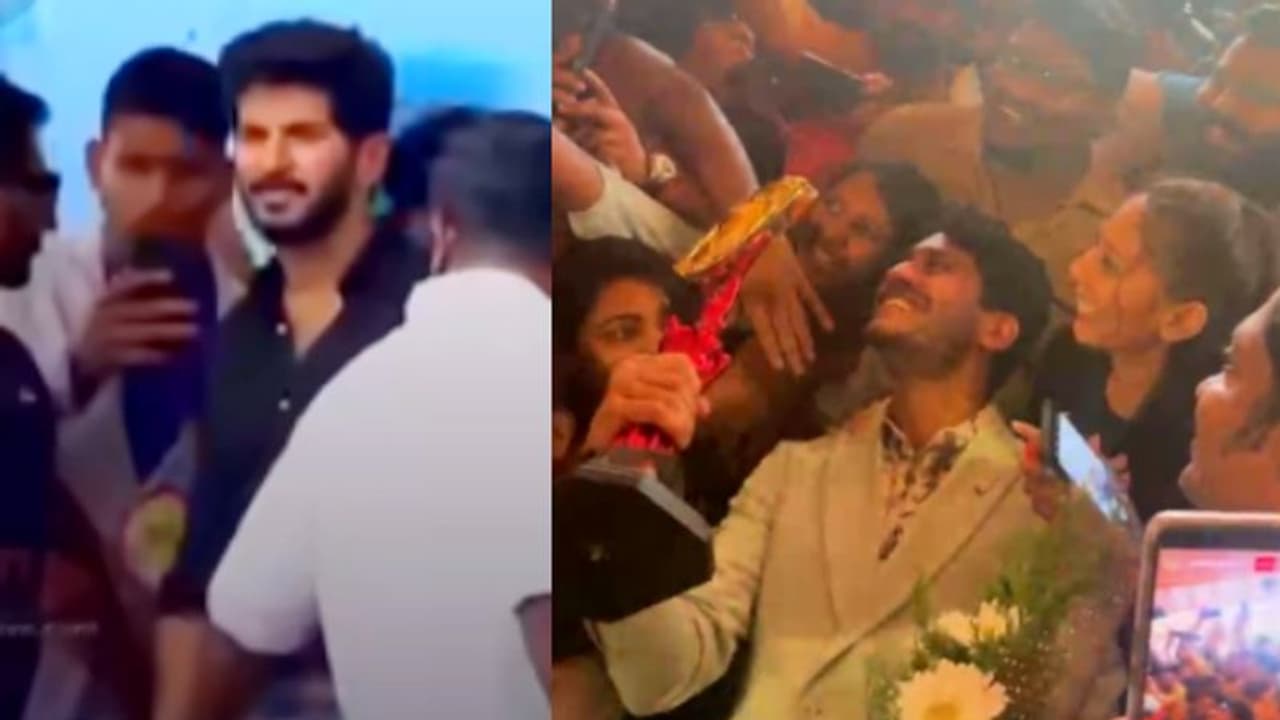 അന്ന് ദുല്‍ഖറിനൊപ്പം നടക്കാതെപോയ സെല്‍ഫി, ഇന്ന് സെല്‍ഫിക്കായി ആരാധകര്‍; അഖില്‍ മാരാര്‍ വൈറല്‍ വീഡിയോ