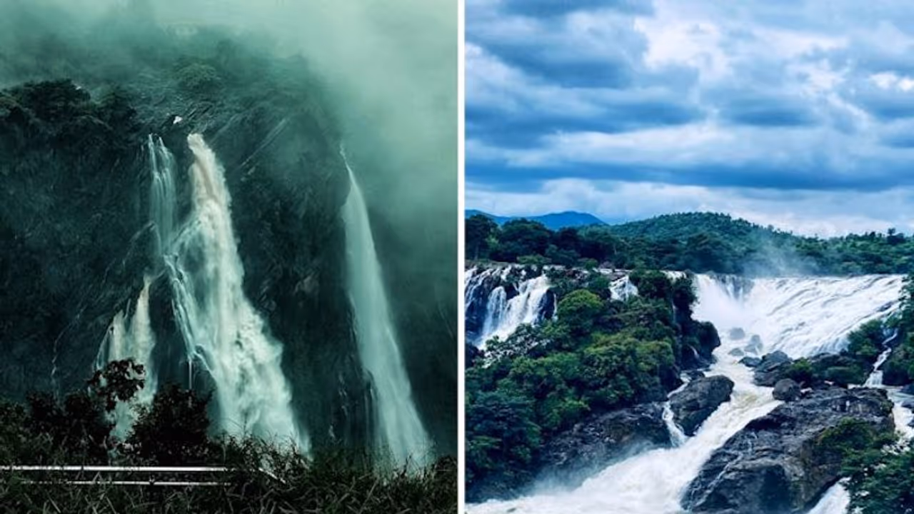 Jog falls to Shivanasamudra falls: 5 breath taking waterfalls of Karnataka Jog falls to Shivanasamudra falls: 5 breath taking waterfalls of Karnataka