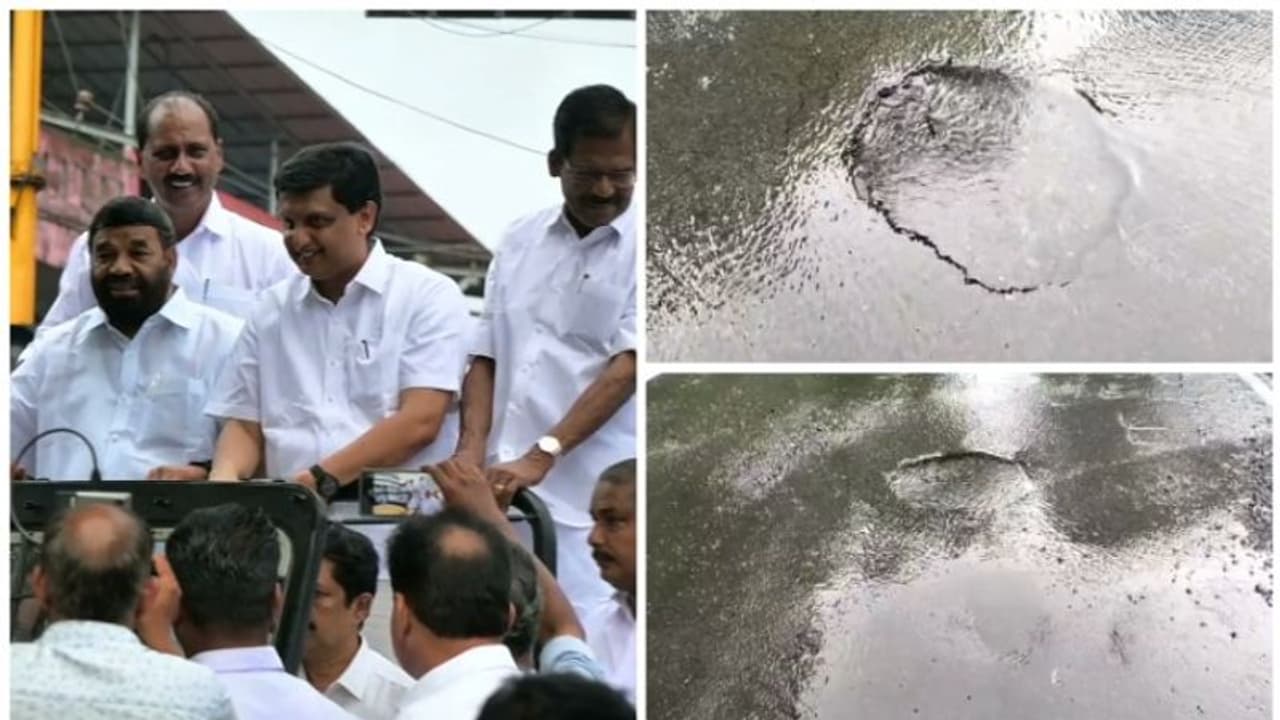 ആഘോഷപൂർവ്വം ഉദ്ഘാടനം, ഒരു മാസത്തിനുള്ളിൽ ഈരാറ്റുപേട്ട വാഗമൺ റോഡിൽ കുഴി! 