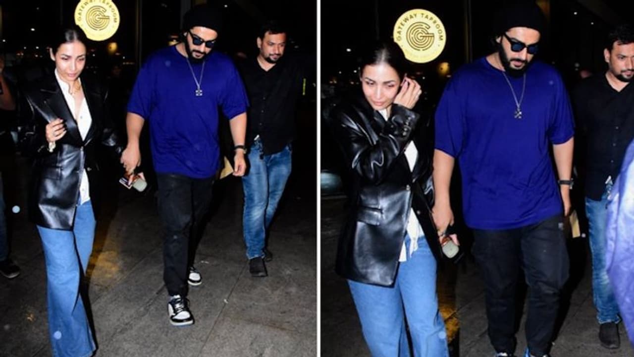 Bollywood power couple Malaika Arora, Arjun Kapoor stun in stylish outfits on romantic dinner date