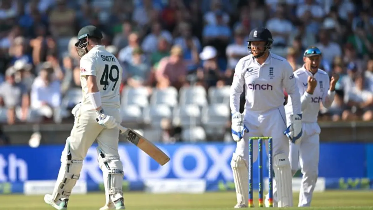 100 ാം ടെസ്റ്റിലെ ദയനീയ പുറത്താകല്; ട്രോളി ബെയ്ര്സ്റ്റോ, തിരിച്ചടിച്ച് സ്മിത്ത് വീഡിയോ 100 ാം ടെസ്റ്റിലെ ദയനീയ പുറത്താകല്; ട്രോളി ബെയ്ര്സ്റ്റോ, തിരിച്ചടിച്ച് സ്മിത്ത് വീഡിയോ