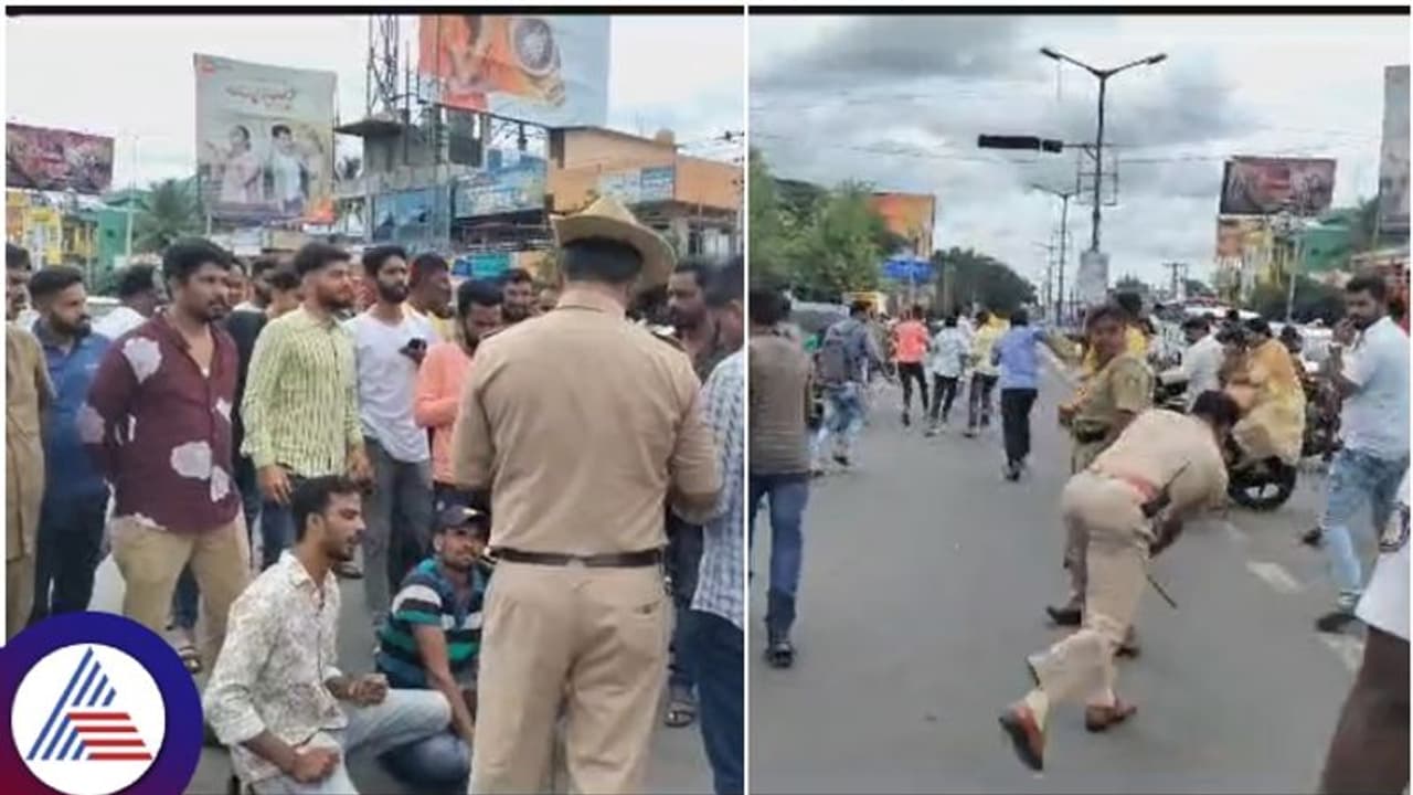 ನಾವ್‌ ಮಂಡ್ಯ ಗಂಡು... ಹೆಲ್ಮೆಟ್‌ ಧರಿಸೊಲ್ಲ ಎಂದೂ... ಪಟ್ಟುಹಿಡಿದ ಯುವಕರಿಗೆ ಲಾಠಿ ರುಚಿ ತೋರಿಸಿದ ಪೊಲೀಸರು