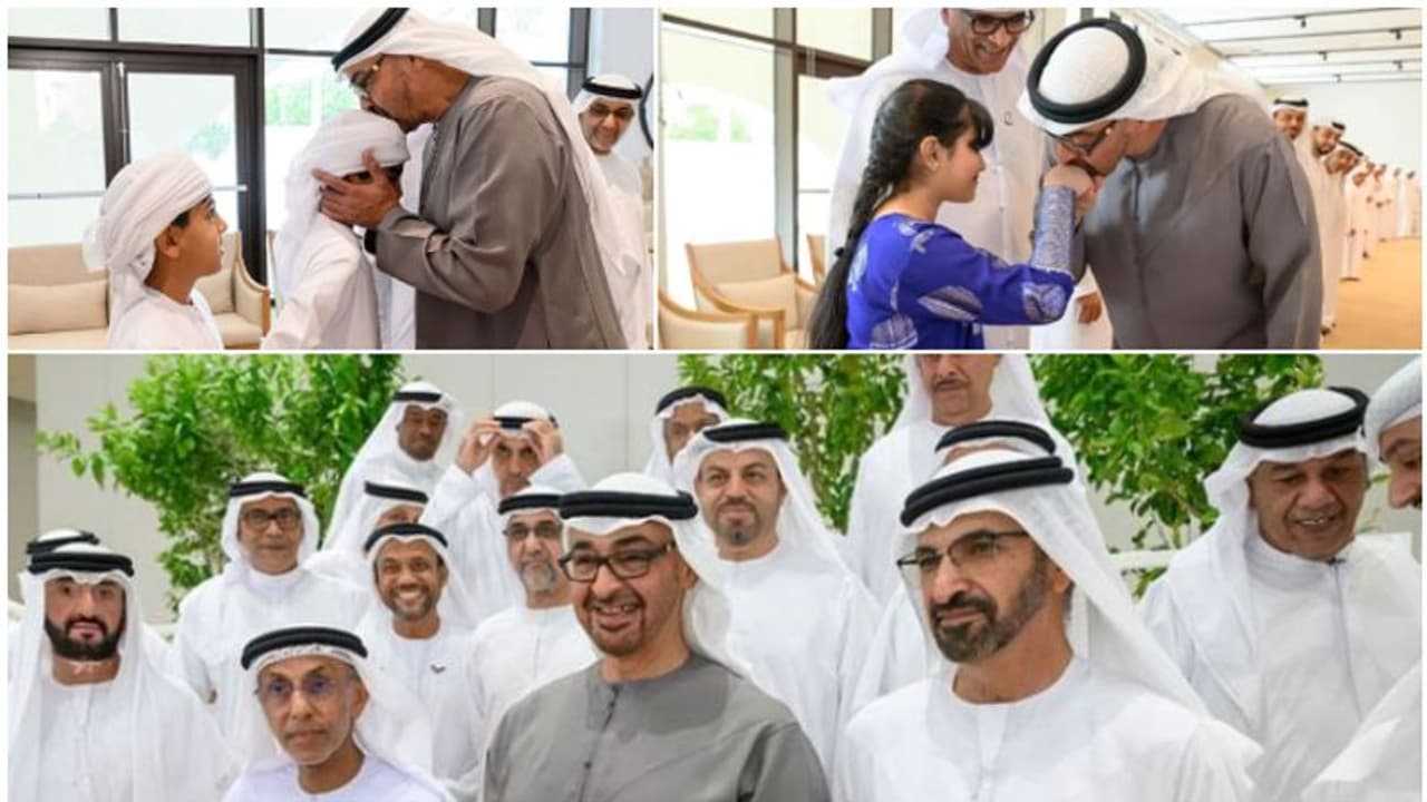 ക്ലാസ്‌മേറ്റ്‌സ് വീണ്ടും ഒന്നിച്ചു; പഴയ സഹപാഠികള്‍ക്കൊപ്പം ഓര്‍മ്മകള്‍ പുതുക്കി ശൈഖ് മുഹമ്മദ് , അപൂര്‍വ സംഗമം