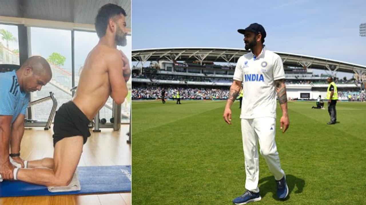 'ക്രിക്കറ്റിലെ ക്രിസ്റ്റ്യാനോ'; വിരാട് കോലിയുടെ വര്ക്കൗട്ട് ചിത്രം കണ്ട് അന്തംവിട്ട് ആരാധകര് 'ക്രിക്കറ്റിലെ ക്രിസ്റ്റ്യാനോ'; വിരാട് കോലിയുടെ വര്ക്കൗട്ട് ചിത്രം കണ്ട് അന്തംവിട്ട് ആരാധകര്